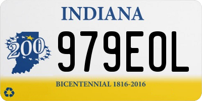 IN license plate 979EOL