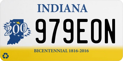IN license plate 979EON