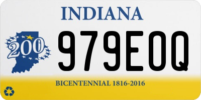 IN license plate 979EOQ