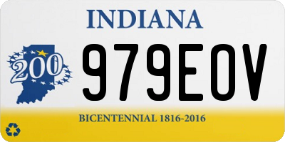 IN license plate 979EOV