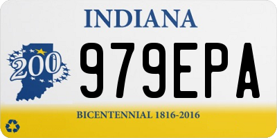 IN license plate 979EPA