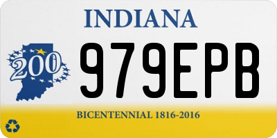 IN license plate 979EPB