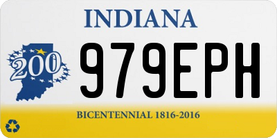 IN license plate 979EPH