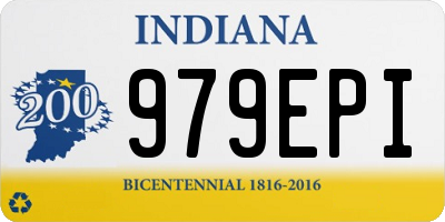 IN license plate 979EPI