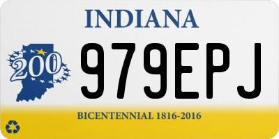 IN license plate 979EPJ