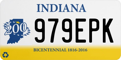IN license plate 979EPK