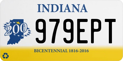 IN license plate 979EPT
