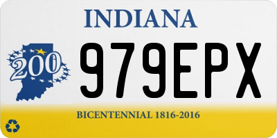 IN license plate 979EPX