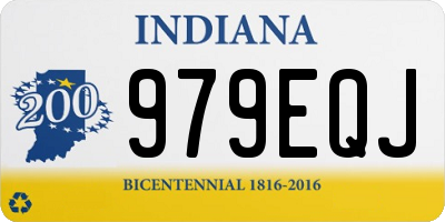 IN license plate 979EQJ