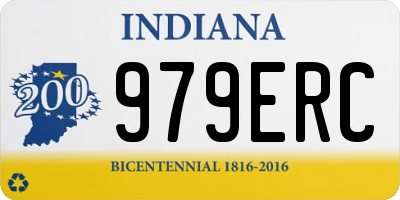 IN license plate 979ERC
