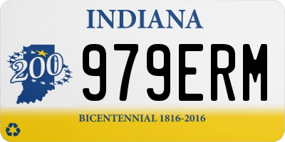 IN license plate 979ERM