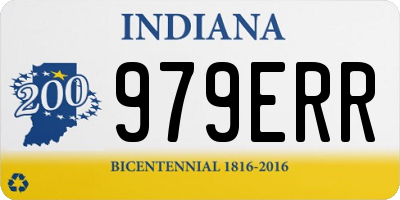 IN license plate 979ERR