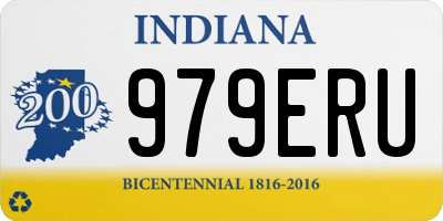 IN license plate 979ERU