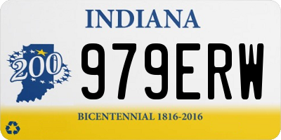 IN license plate 979ERW