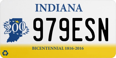 IN license plate 979ESN