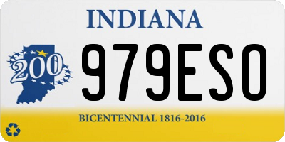 IN license plate 979ESO
