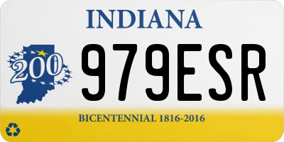 IN license plate 979ESR