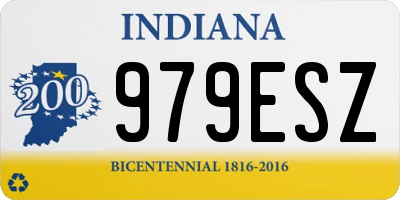 IN license plate 979ESZ