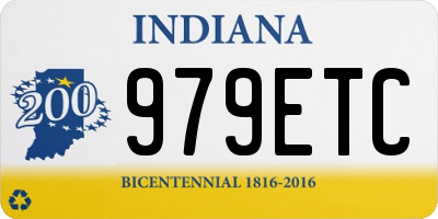 IN license plate 979ETC