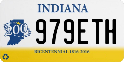 IN license plate 979ETH