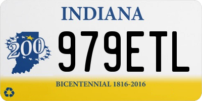 IN license plate 979ETL