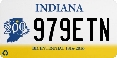 IN license plate 979ETN