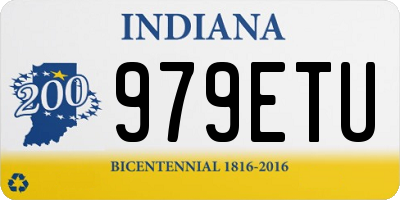 IN license plate 979ETU