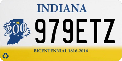 IN license plate 979ETZ