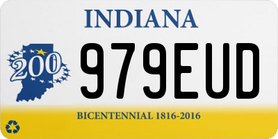 IN license plate 979EUD