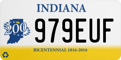 IN license plate 979EUF