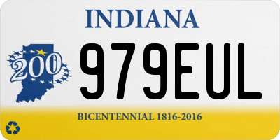 IN license plate 979EUL