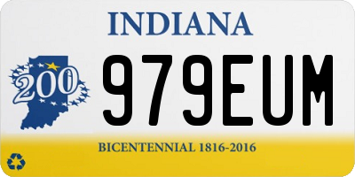 IN license plate 979EUM