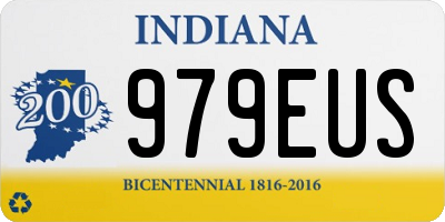 IN license plate 979EUS