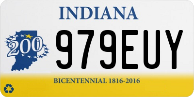 IN license plate 979EUY