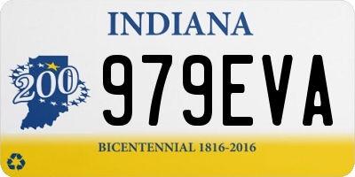 IN license plate 979EVA