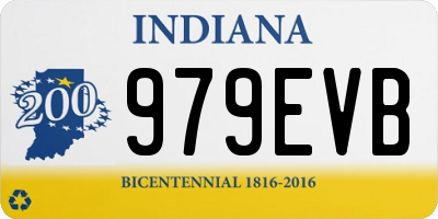 IN license plate 979EVB