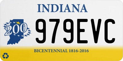 IN license plate 979EVC