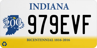 IN license plate 979EVF