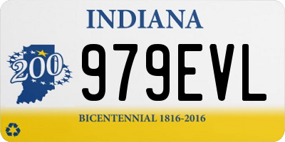 IN license plate 979EVL