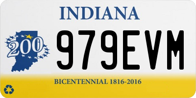 IN license plate 979EVM