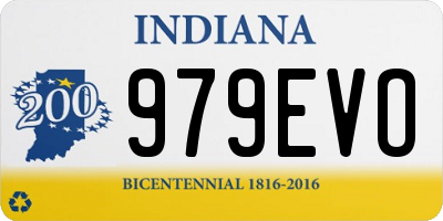IN license plate 979EVO
