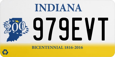 IN license plate 979EVT