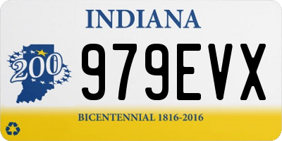 IN license plate 979EVX