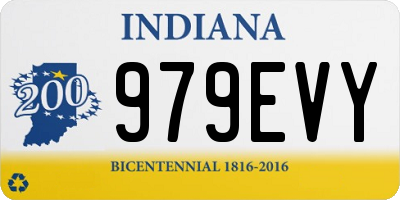 IN license plate 979EVY