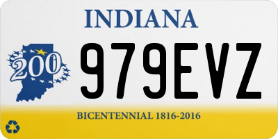 IN license plate 979EVZ