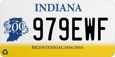 IN license plate 979EWF