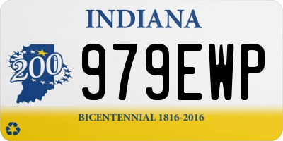 IN license plate 979EWP