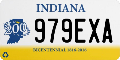 IN license plate 979EXA