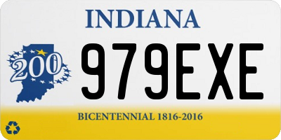 IN license plate 979EXE