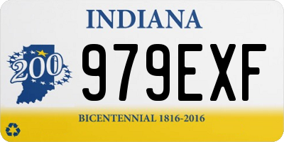 IN license plate 979EXF